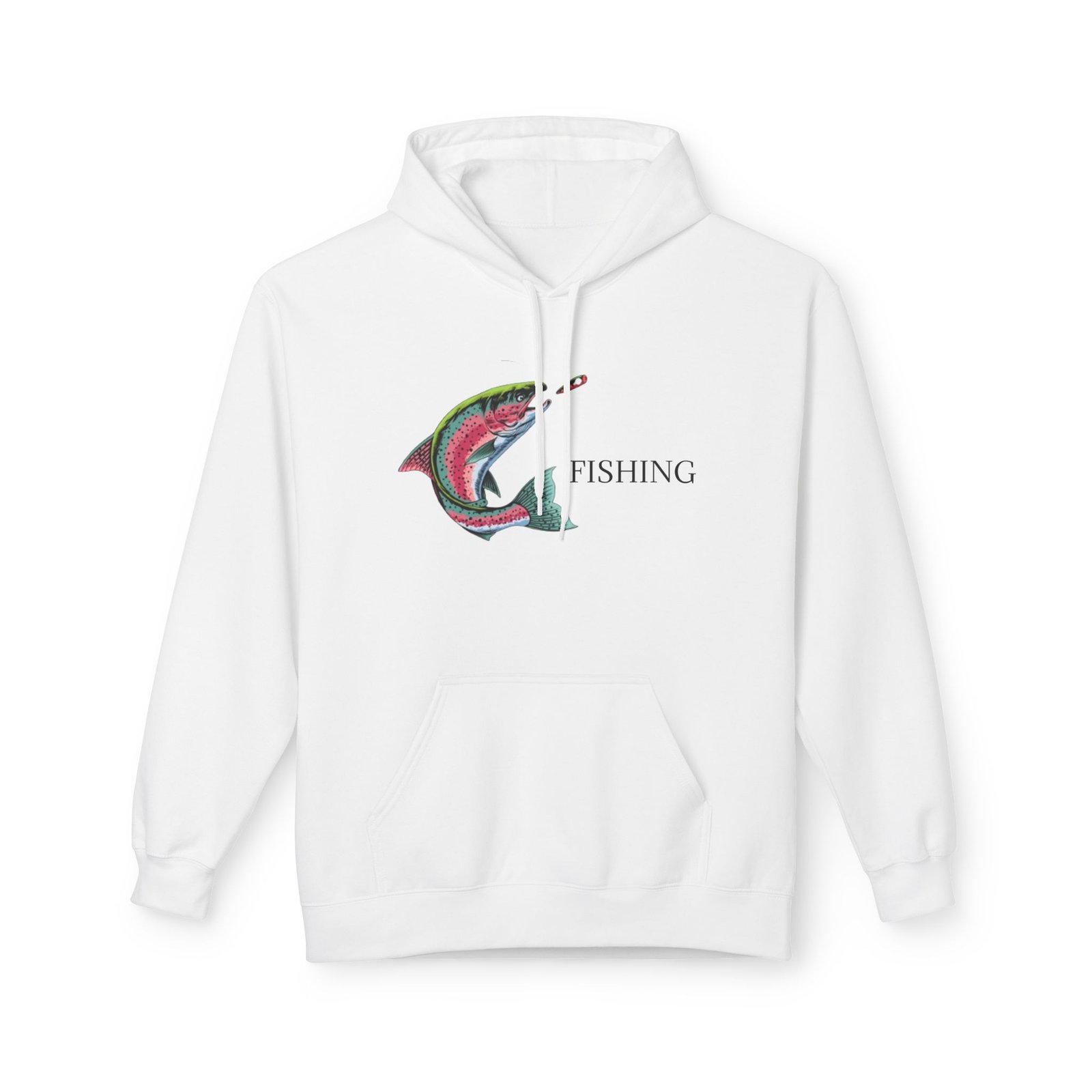 Fishing Adventure Water Sport Fleece Hoodie | Perfect Gift for Anglers, Outdoor Enthusiasts, Fishing Trips, Birthdays, and Summer