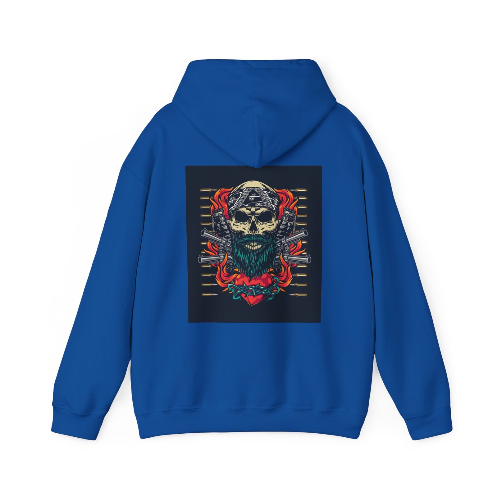 Skull Tattoo Unisex Heavy Blend™ Hooded Sweatshirt - Image 58