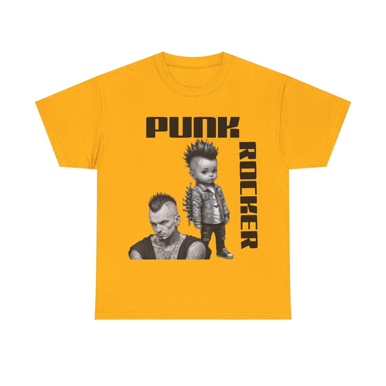 Punk Mother Daughter Father Son Grandparents Grandkids Matching Unisex Heavy Cotton Tee - Image 21