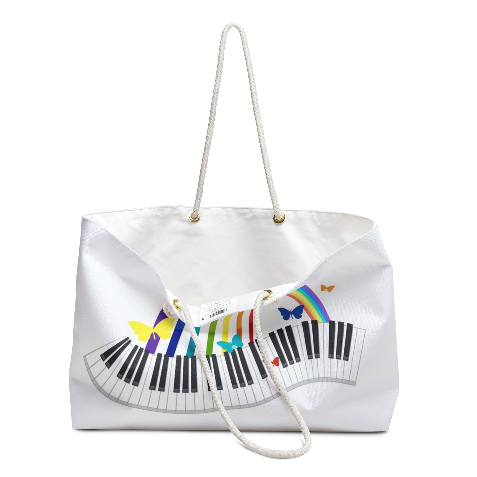 Piano Pattern Stylish Women Weekender Bag - Image 3