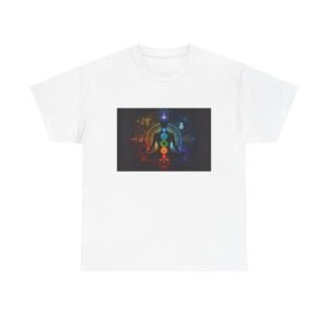 Chakras Yoga Unisex  Heavy Cotton Tee