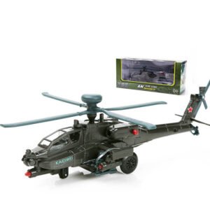 Apache Gunship Model Alloy Sound And Light Military AH-64D Aircraft