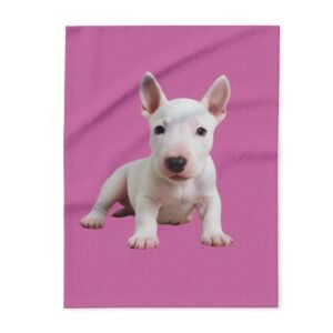 English Bull Terrier Puppy Arctic Fleece Blanket