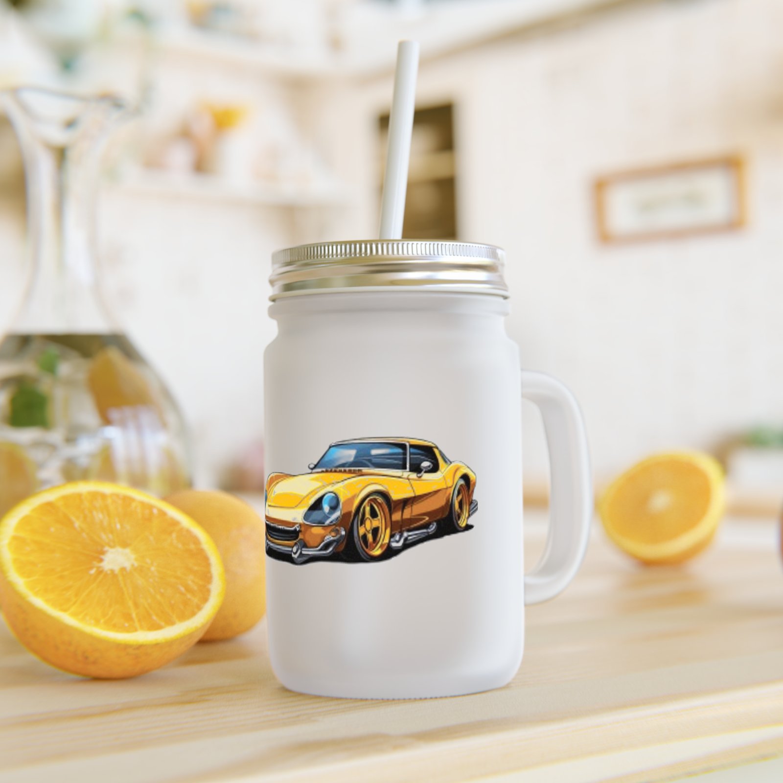 Classic Cars Mason Jar - Image 4