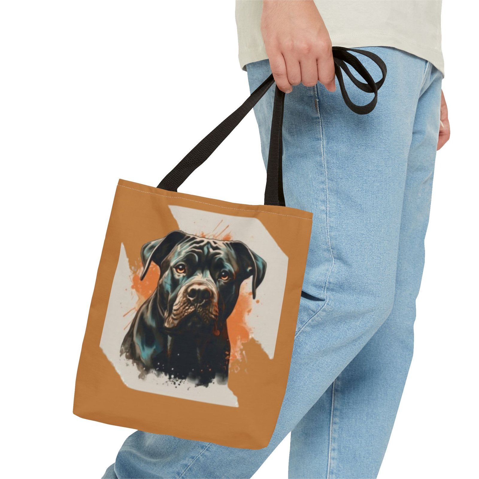 Rottweiler Dog Tote Bag - Stylish Dog Lover's Accessory - Image 3