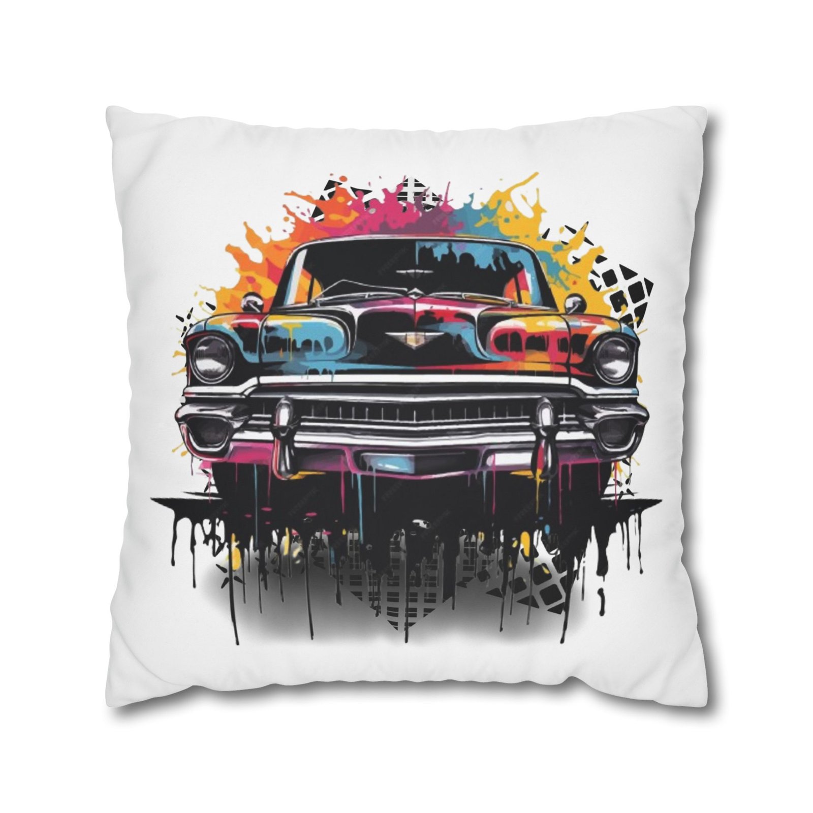Gangster Square Poly Canvas Pillowcase - Image 13
