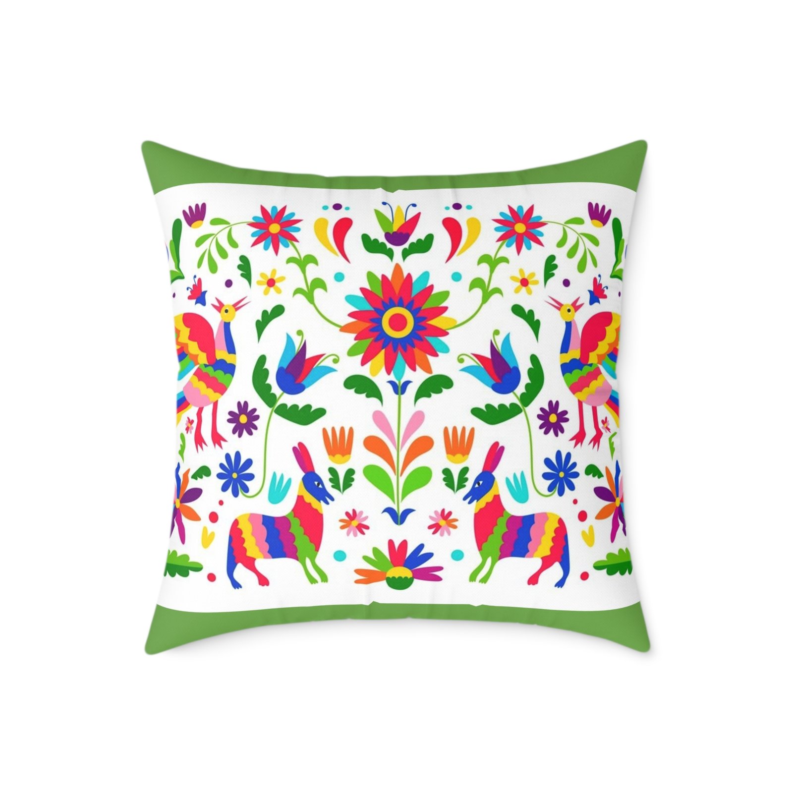 Mexico Square Poly Canvas Pillow - Image 13