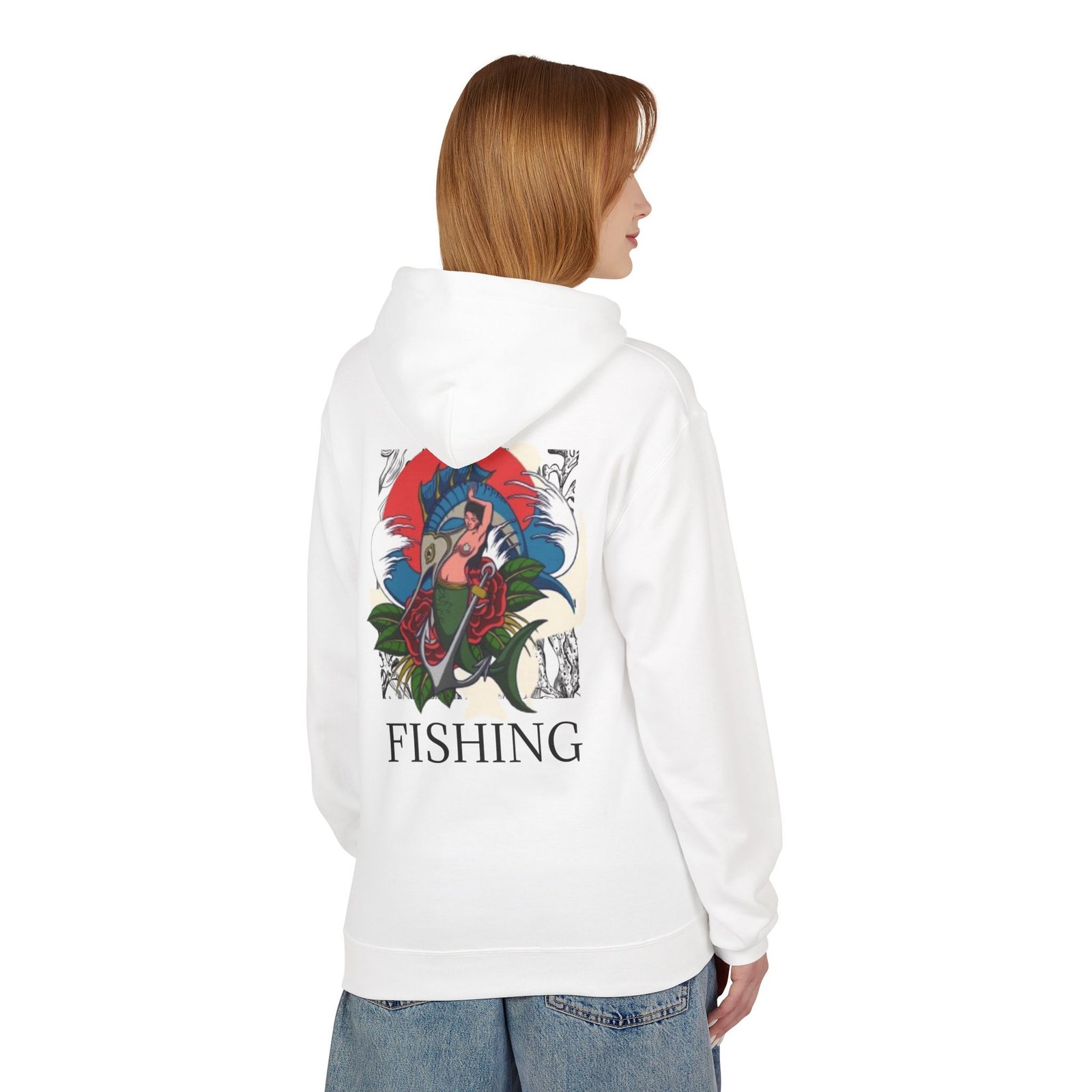 Fishing Adventure Water Sport Fleece Hoodie | Perfect Gift for Anglers, Outdoor Enthusiasts, Fishing Trips, Birthdays, and Summer - Image 4