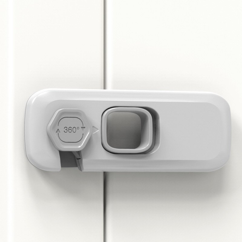 Home Refrigerator Lock Fridge Freezer Door Catch Lock Toddler Kids Child Cabinet Safety Lock For Baby Safety Child Lock - Image 6
