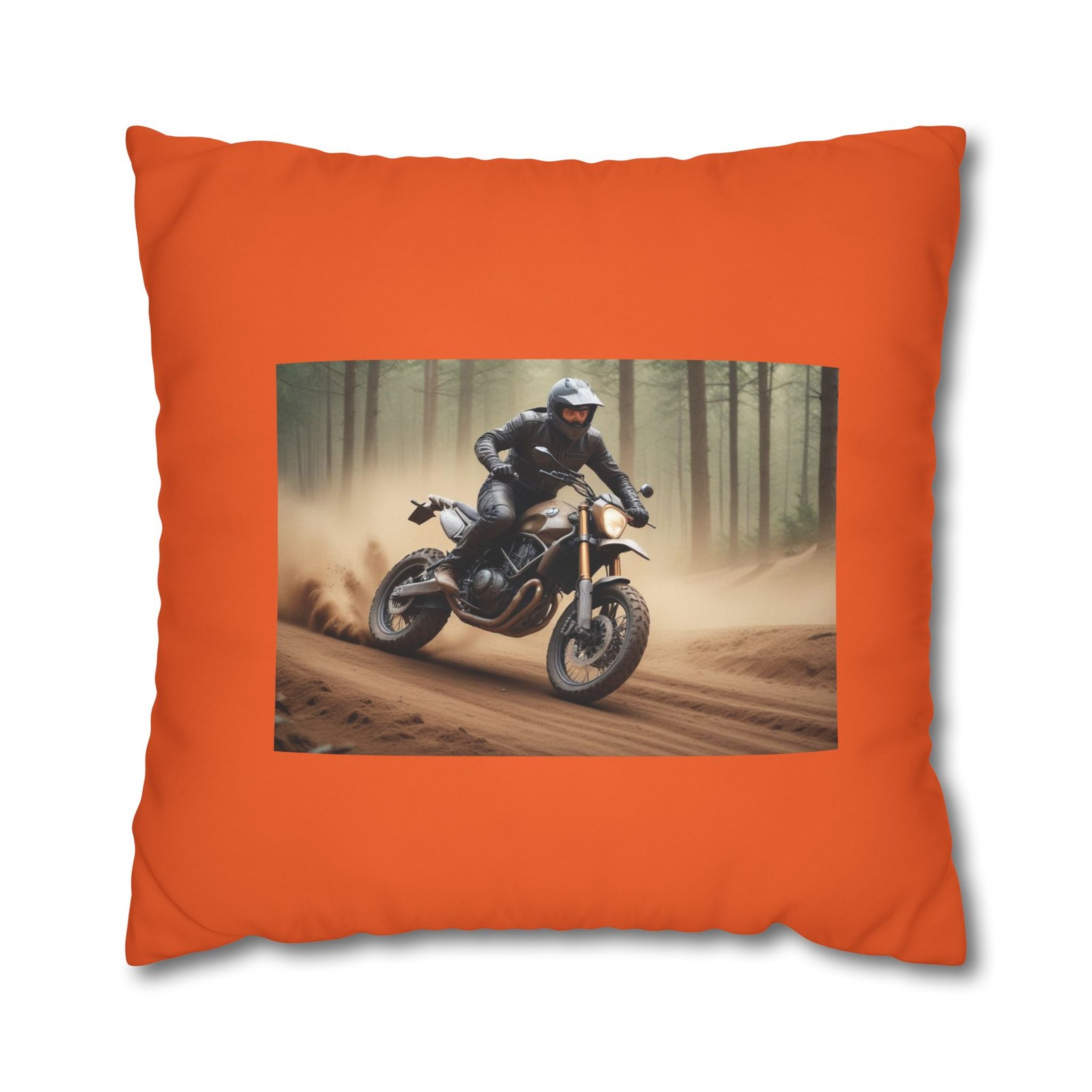 Scrambling Bikes Square Poly Canvas Pillowcase - Image 17