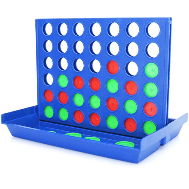 4 In A Row Four In A Line Board Game Family Educational Toy Kids Game Three-Dimensional Backgammon For Entertainment - Image 2
