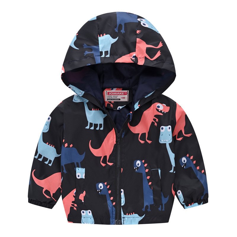 Spring And Autumn Thin Hooded Baby Cute Zipper Sweater Children's Jacket - Image 2