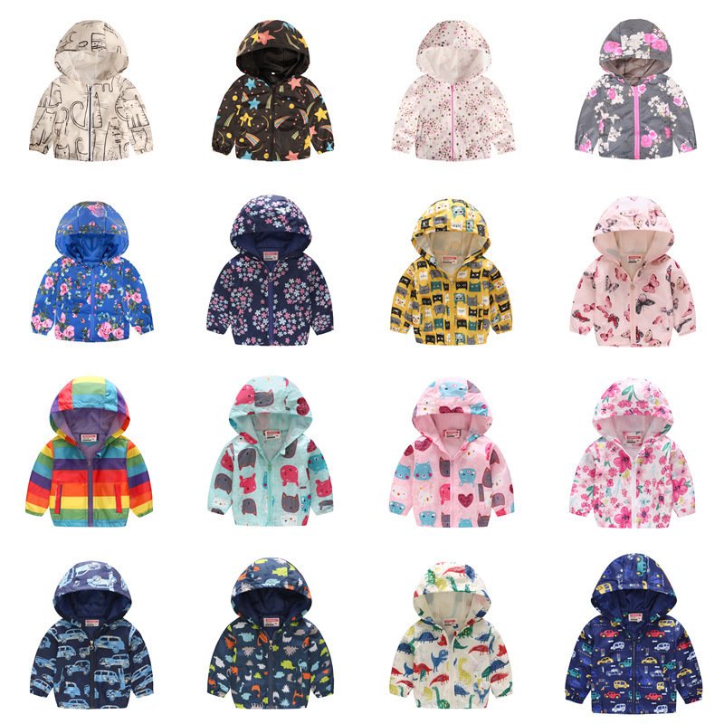 Spring And Autumn Thin Hooded Baby Cute Zipper Sweater Children's Jacket - Image 6