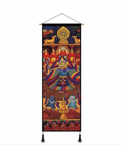 Chinese Tibetan Culture Canvas Poster Wall Art Painting - Image 6