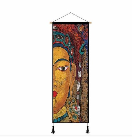 Chinese Tibetan Culture Canvas Poster Wall Art Painting - Image 3