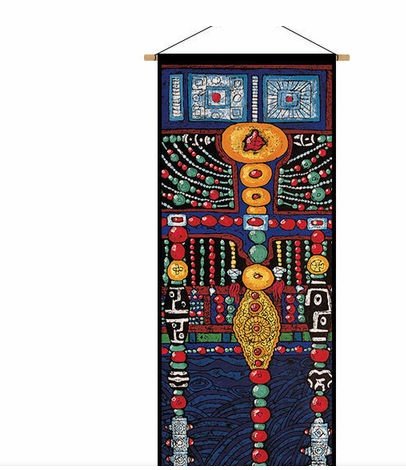 Chinese Tibetan Culture Canvas Poster Wall Art Painting - Image 4