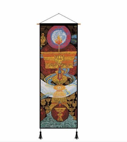 Chinese Tibetan Culture Canvas Poster Wall Art Painting - Image 8
