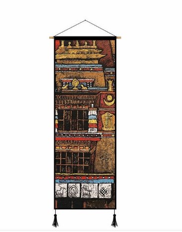 Chinese Tibetan Culture Canvas Poster Wall Art Painting - Image 9