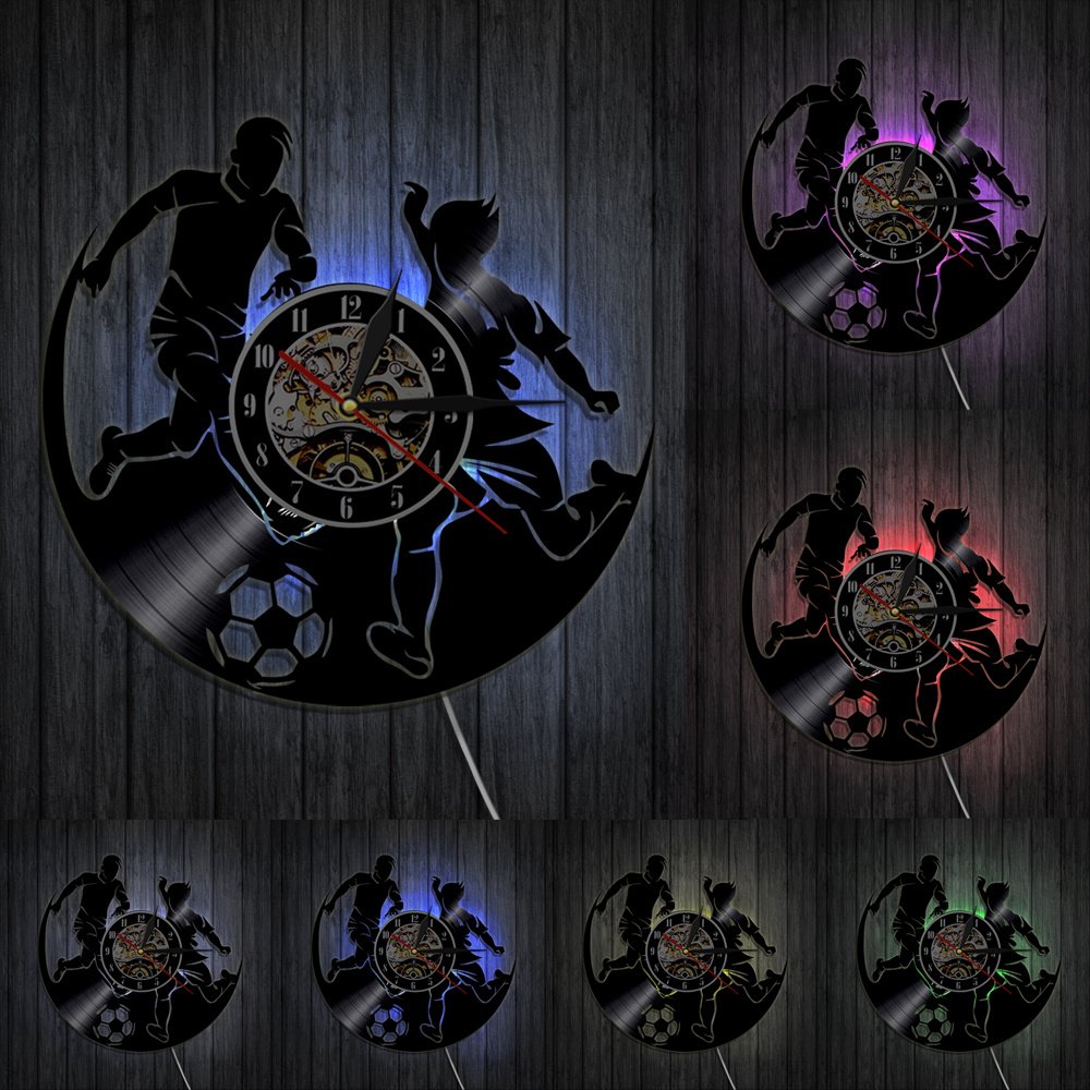Basketball Football Record Wall Clock - Image 4