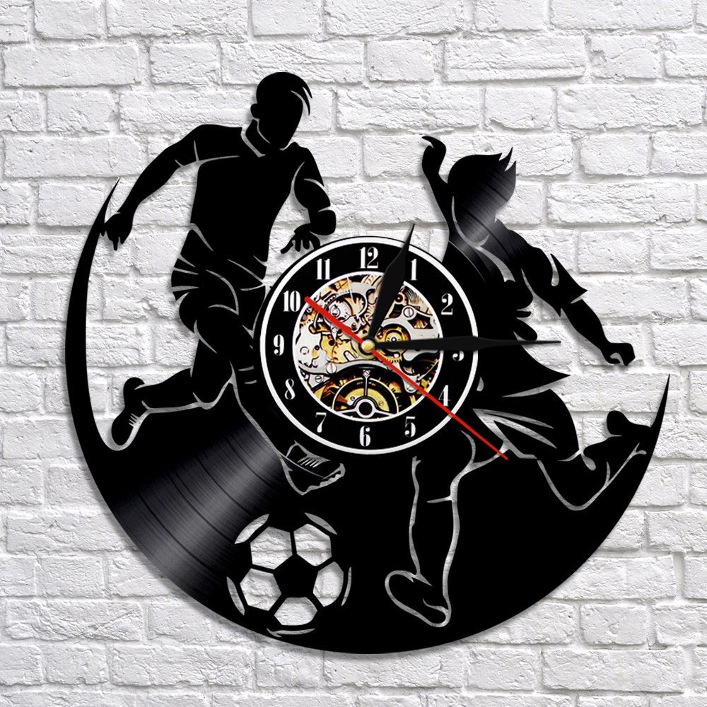 Basketball Football Record Wall Clock - Image 3