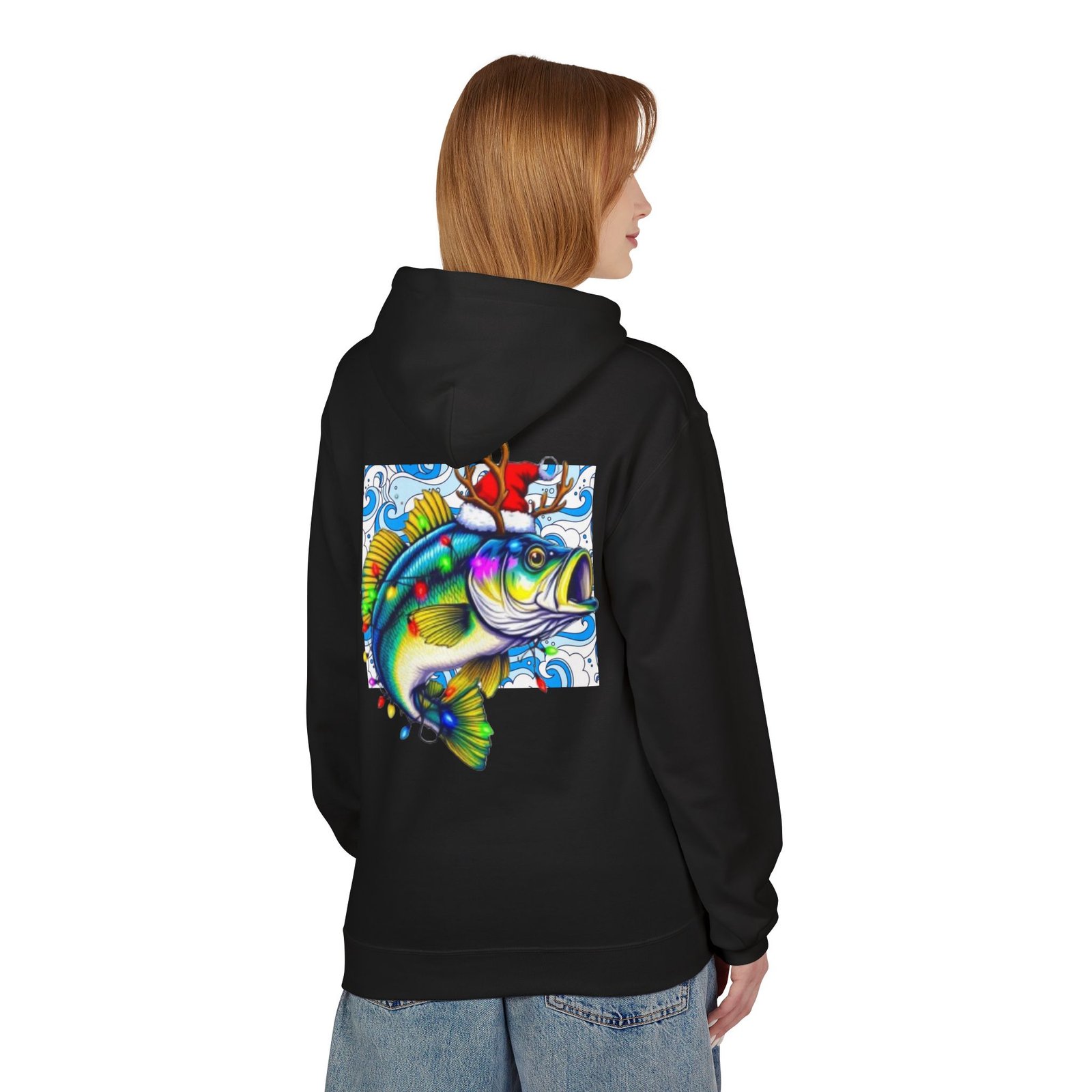 Fishing Adventure Water Sport Fleece Hoodie | Perfect Gift for Anglers, Outdoor Enthusiasts, Fishing Trips, Birthdays, and Summer - Image 12