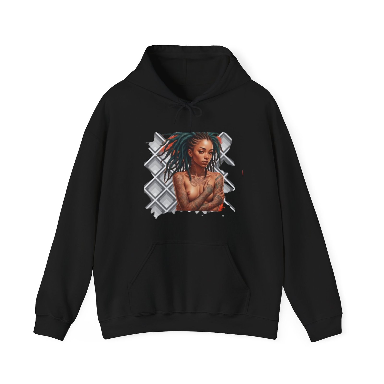 Dreadlocks Unisex Heavy Blend™ Hooded Sweatshirt - Image 9