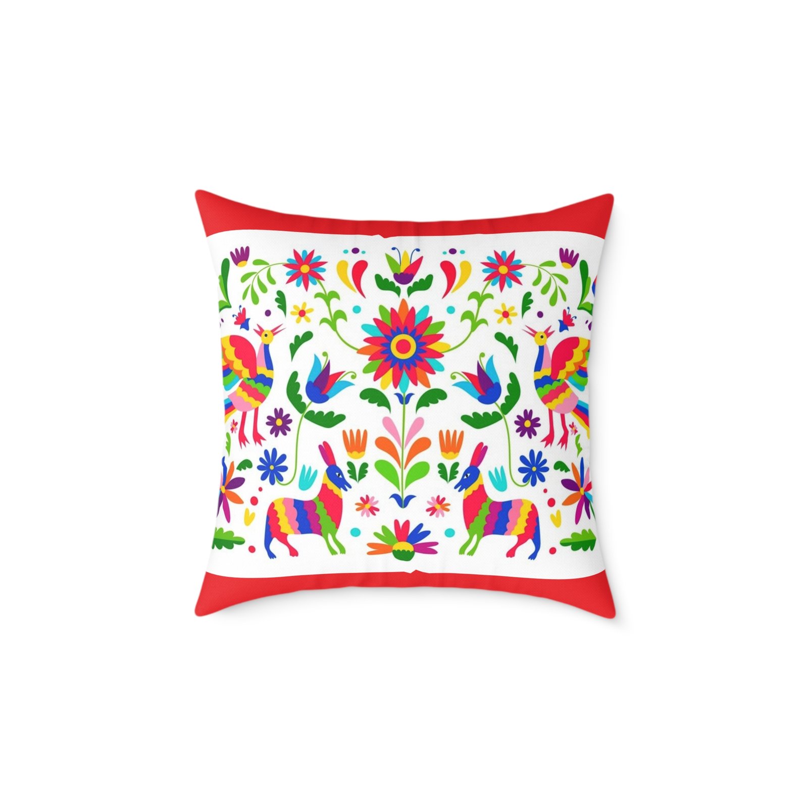 Mexico Square Poly Canvas Pillow - Image 9
