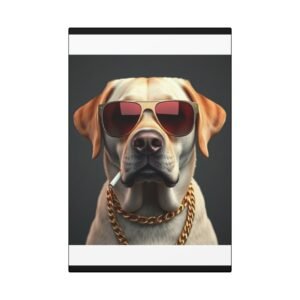 Golden Labrador Dog Canvas Art Wraps - Stylish Home Decor, Pet Lover Gift, Dog-Themed Wall Art, Animal Lover Decor, Unique Gift Idea
