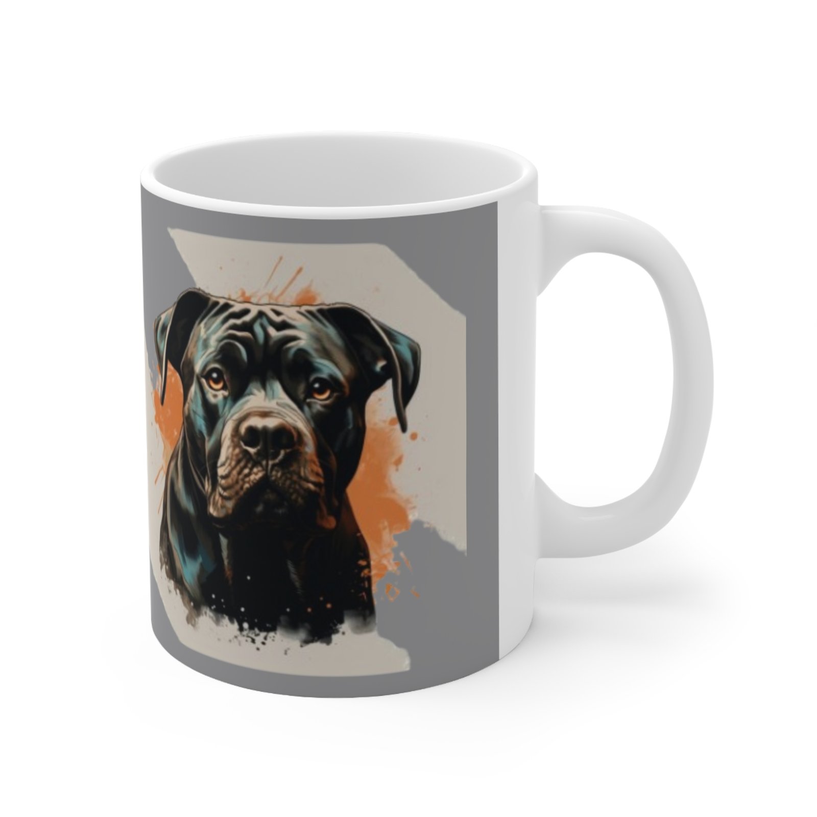 Bull Terrior Ceramic Coffee Cups, 11oz, 15oz - Image 3
