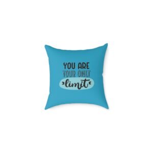 Positivity Self Help Square Poly Canvas Pillow