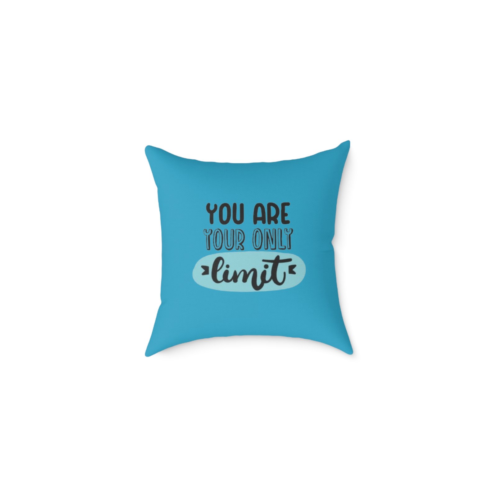 Positivity Self Help Square Poly Canvas Pillow