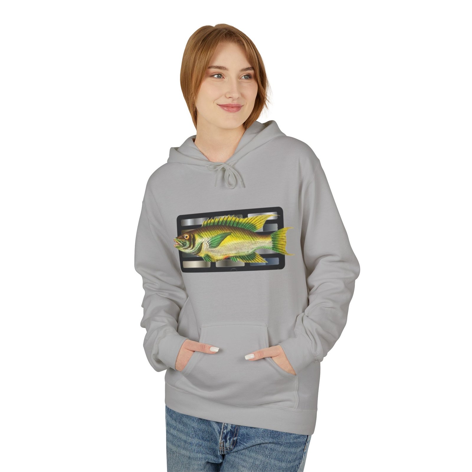 Fishing Adventure Water Sport Fleece Hoodie | Perfect Gift for Anglers, Outdoor Enthusiasts, Fishing Trips, Birthdays, and Summer - Image 7