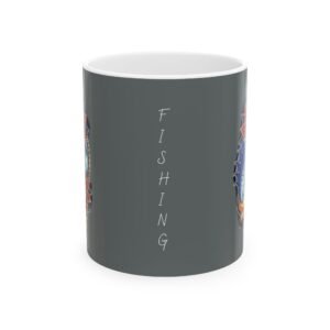 Fishing Fish Water Sports Ceramic Mug - Perfect for Coffee Lovers, Floral Art, Home Decor, Gift Ideas, 11oz, 15oz