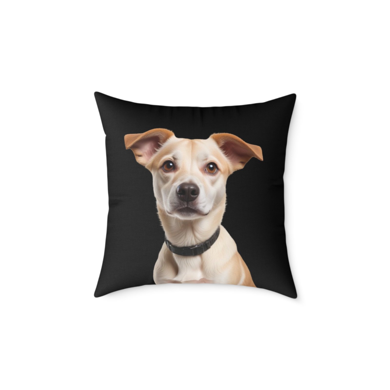 Jack Russell Square Poly Canvas Pillow - Image 9