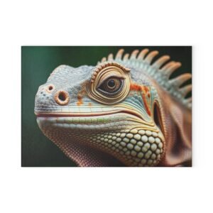Iguana Dragon Glass Cutting Board - Unique Kitchen Decor, Perfect Gift for Chefs, Home Cooks, and Housewarmings, Ideal for Birthdays or Holidays