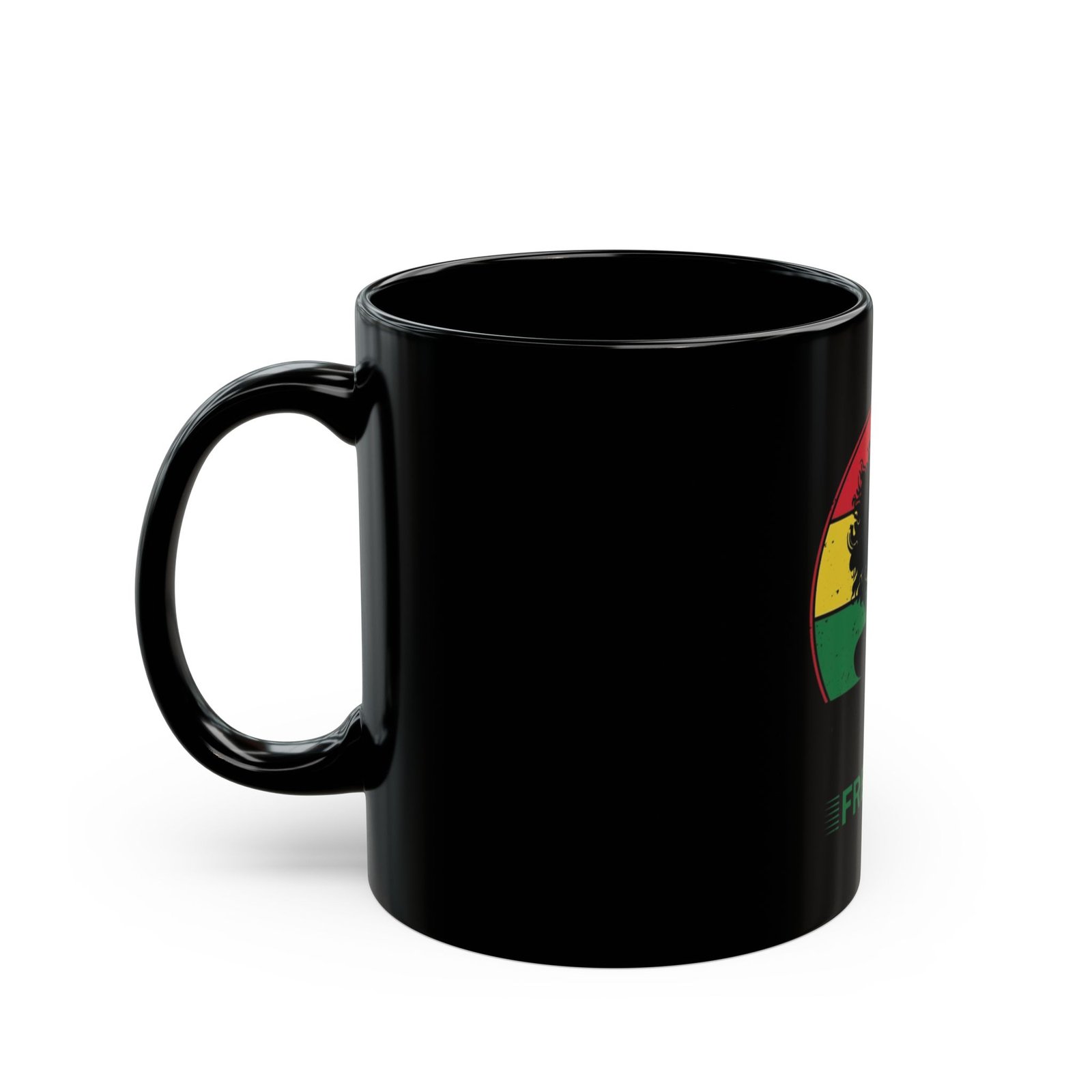 Reggae Music Rasta Jamaica Black Mug (11oz, 15oz) - Image 3