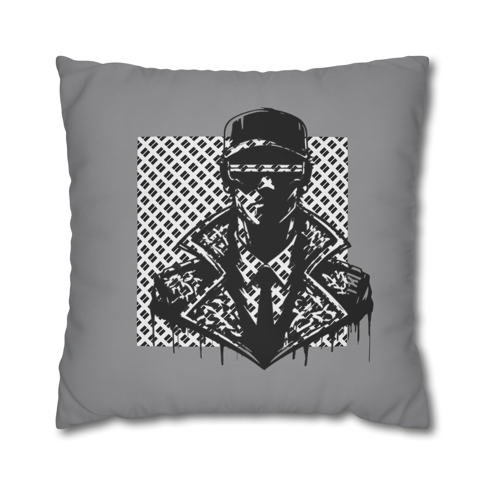 Gangster Square Poly Canvas Pillowcase - Image 17