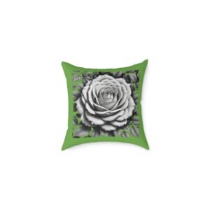 Roses Square Poly Canvas Pillow