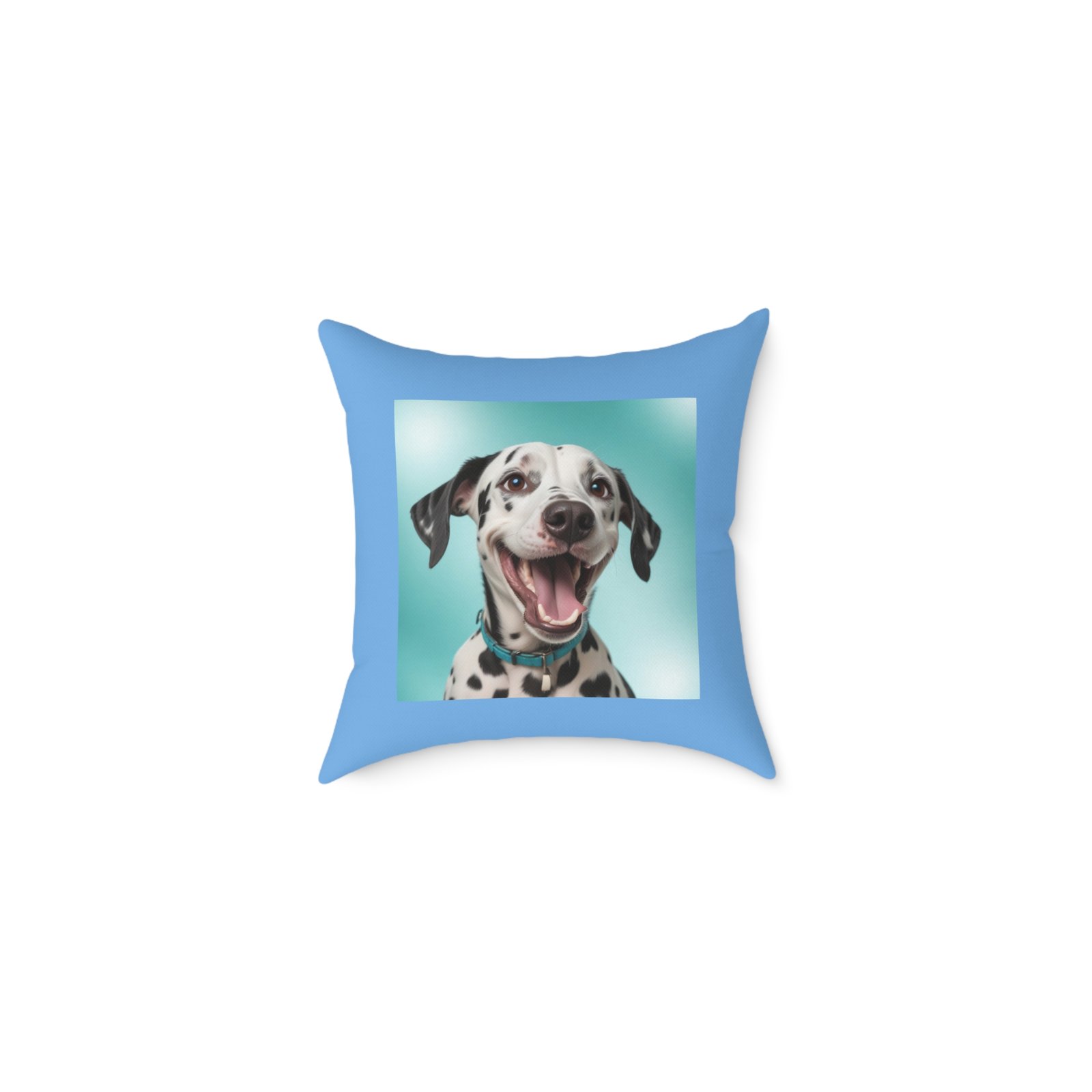Dalmatian Pet Dog Puppy Cushion 08 Square Poly Canvas Pillow 08