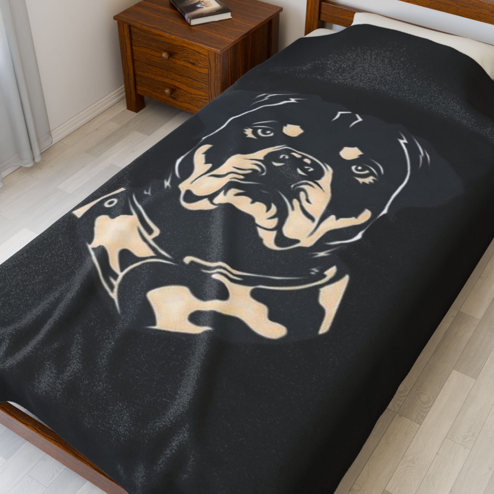 Terrier Dog Custom Dog Portrait Velveteen Plush Blanket | Cozy Pet Lover Gift - Image 11
