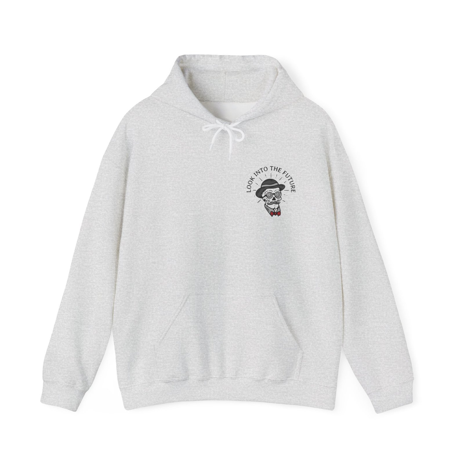Gangster Skull Tattoo Hooded Sweatshirt. Unisex Heavy Blend™ Hooded Sweatshirt - Image 5