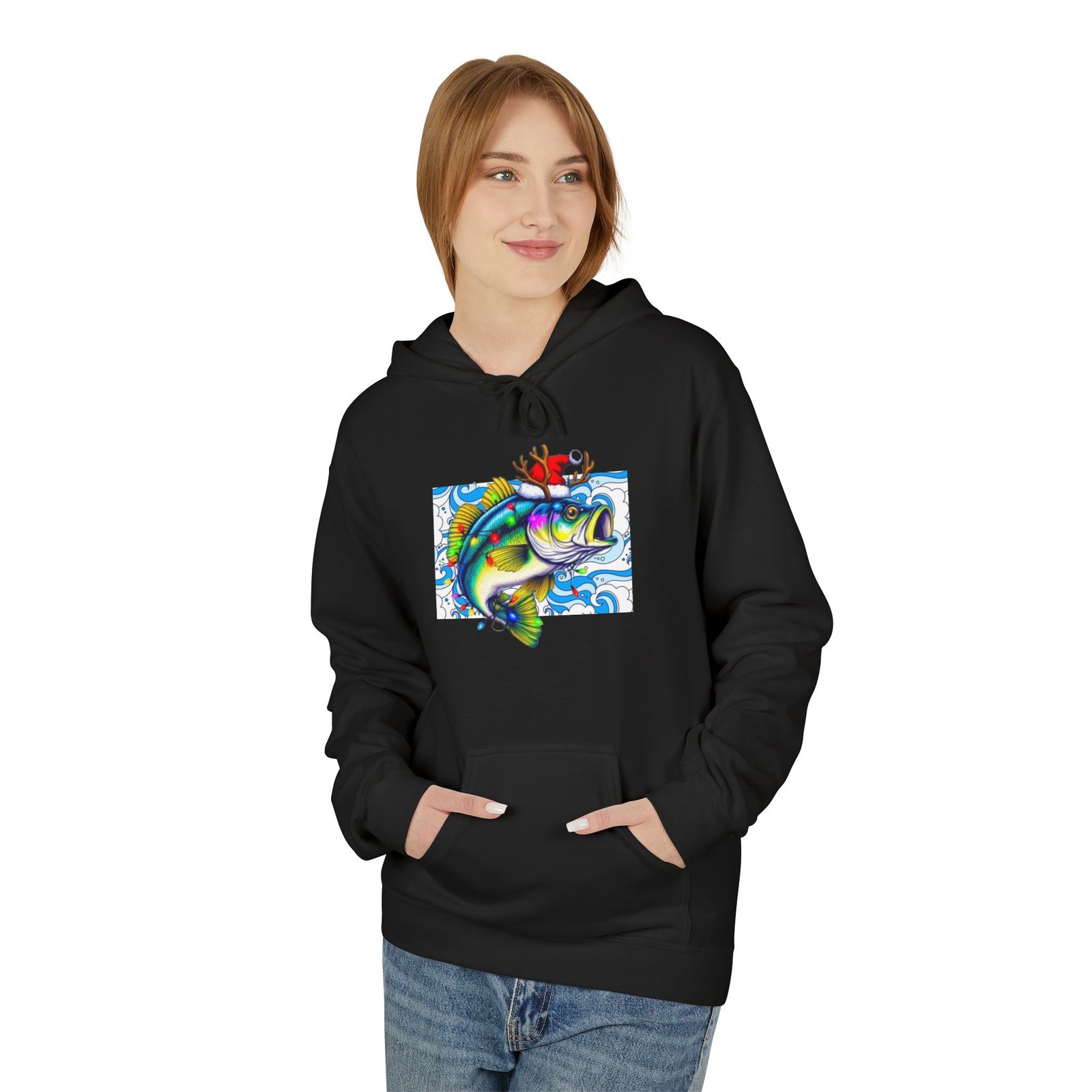 Fishing Adventure Water Sport Fleece Hoodie | Perfect Gift for Anglers, Outdoor Enthusiasts, Fishing Trips, Birthdays, and Summer - Image 11