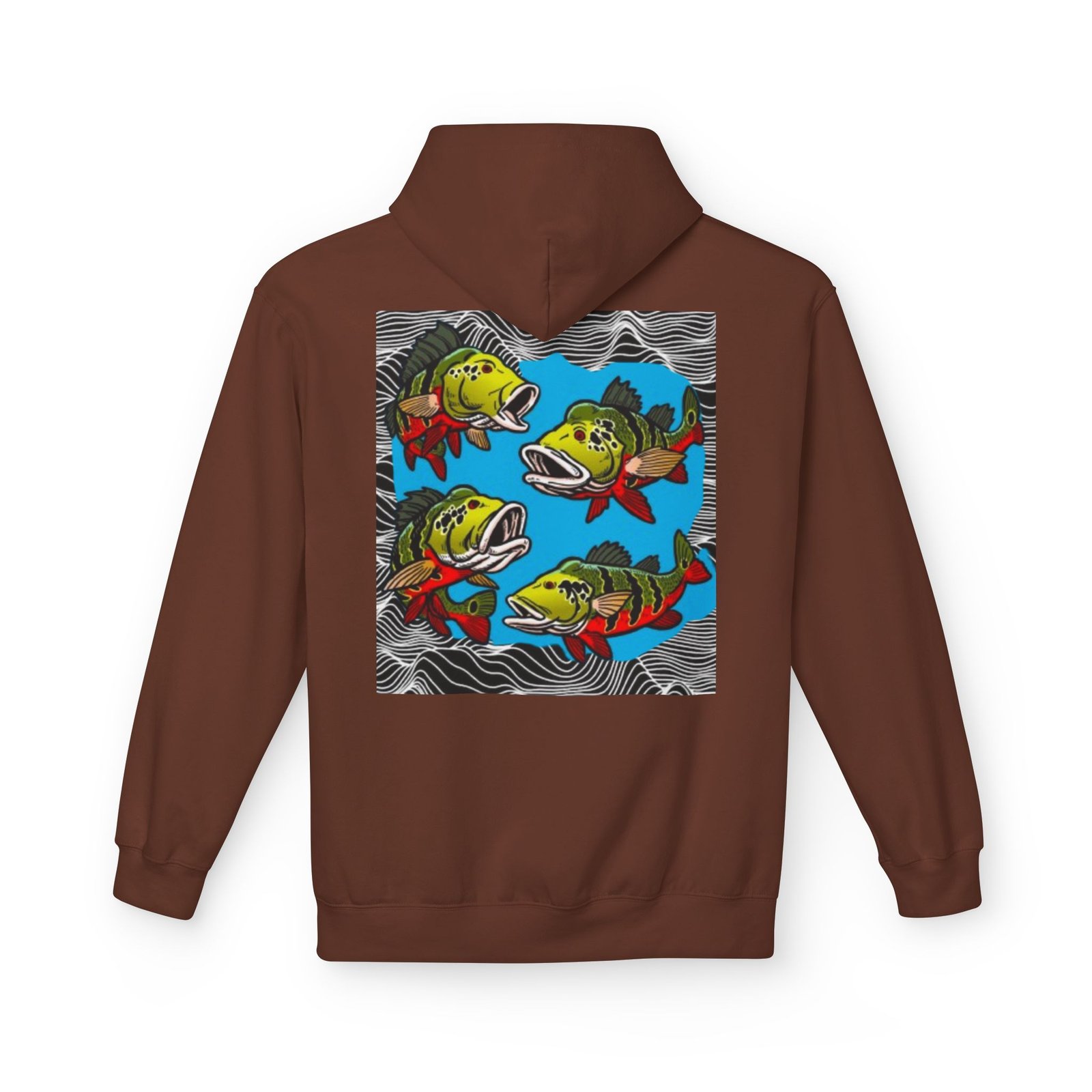 Fishing Adventure Water Sport Fleece Hoodie | Perfect Gift for Anglers, Outdoor Enthusiasts, Fishing Trips, Birthdays, and Summer - Image 6