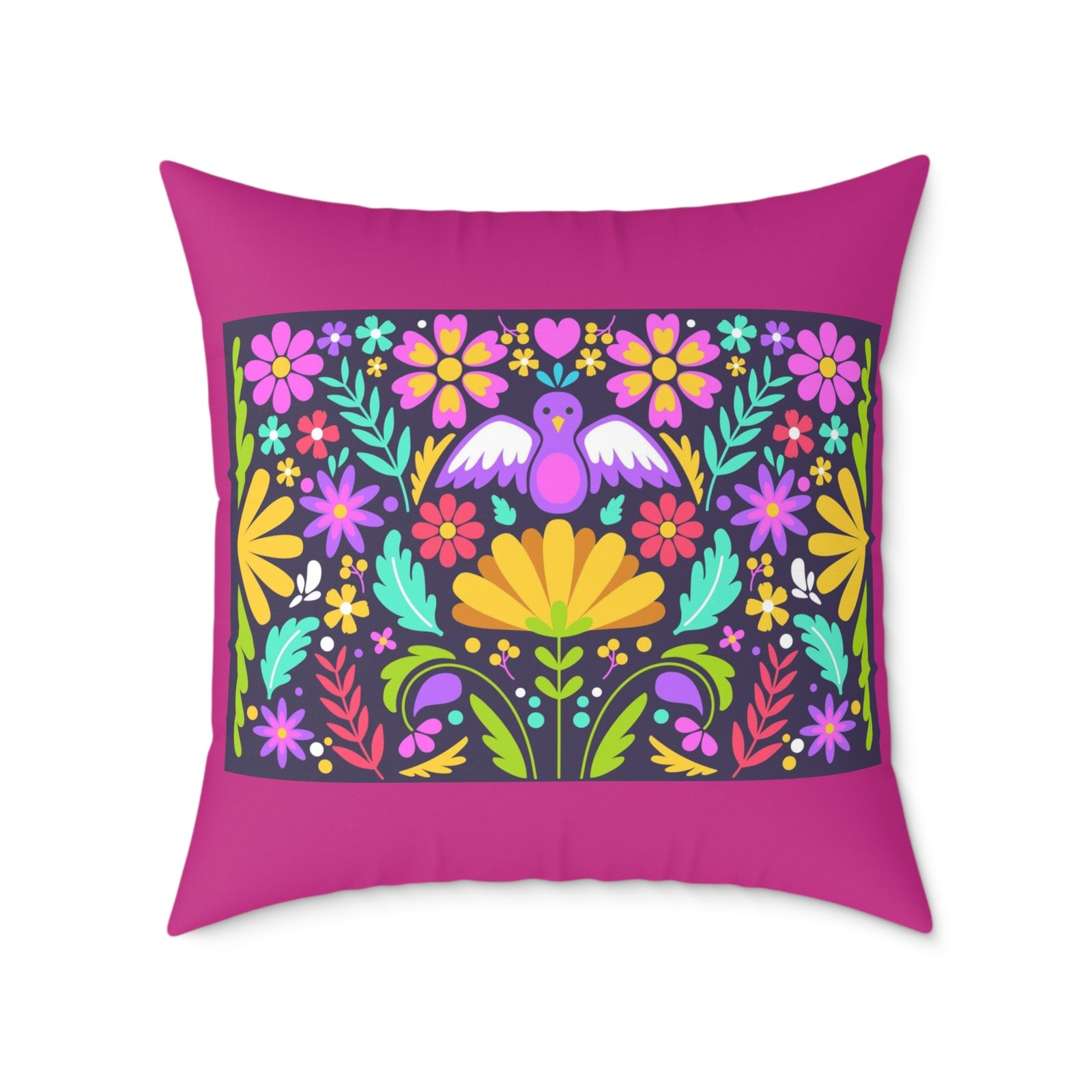 Mexico Square Poly Canvas Pillow - Image 17
