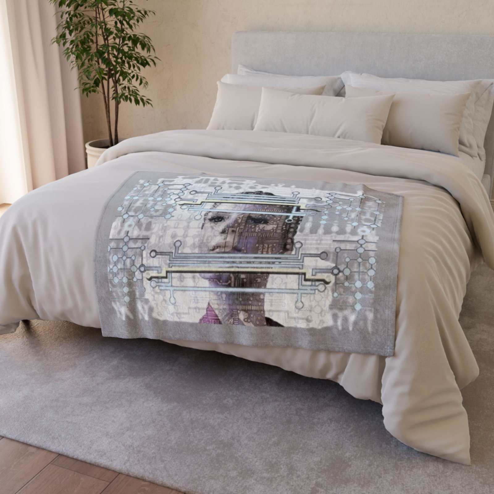 Sci fi Soft Polyester Blanket - Image 4
