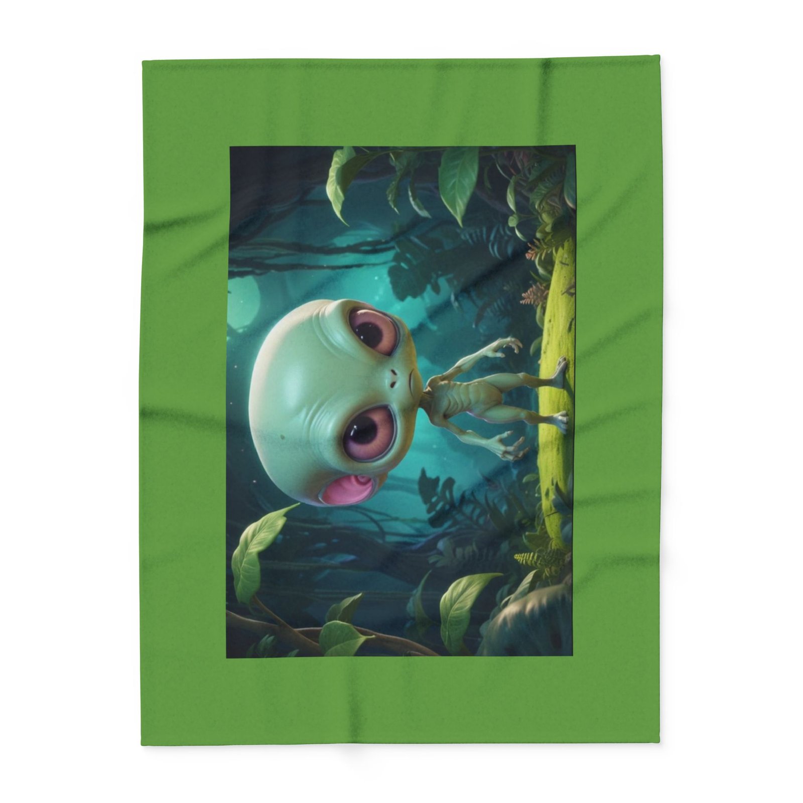 Alien Arctic Fleece Blanket 08 - Image 9