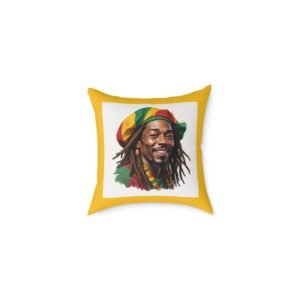 Simply Reggae Square Poly Canvas Pillow