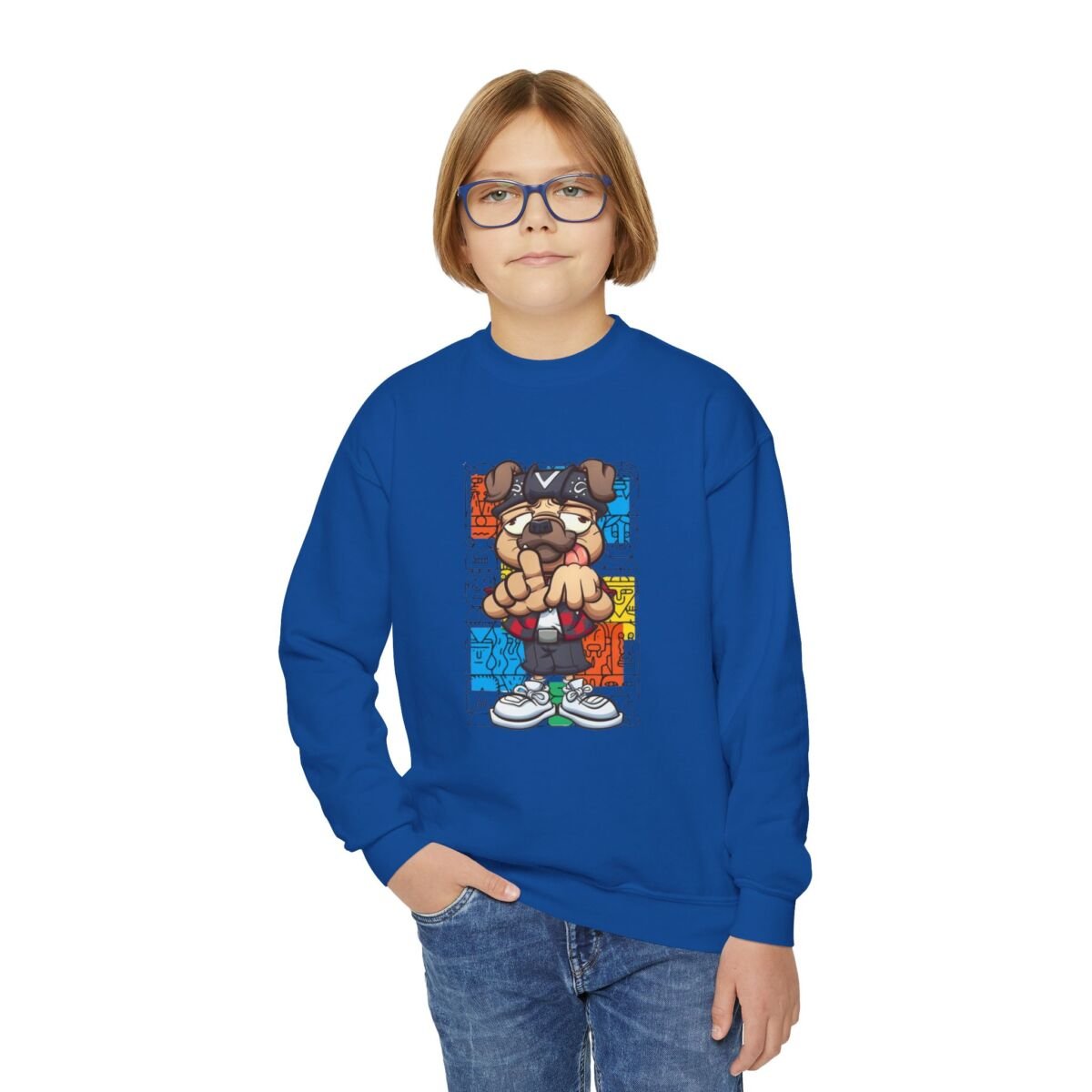 Another Level Brand Youth Crewneck Sweatshirt - Image 19
