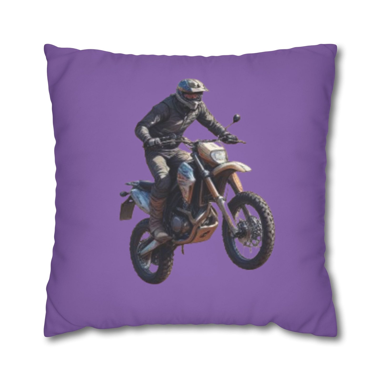 Scrambling Bikes Square Poly Canvas Pillowcase - Image 17