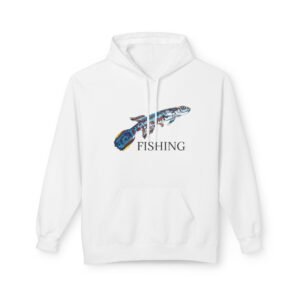 Fishing Adventure Water Sport Fleece Hoodie | Perfect Gift for Anglers, Outdoor Enthusiasts, Fishing Trips, Birthdays, and Summer